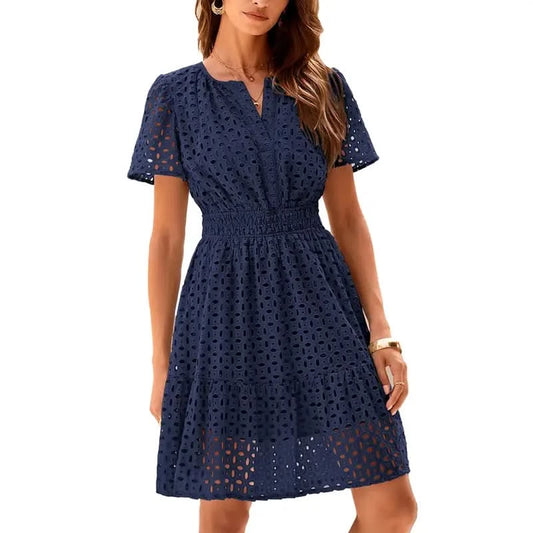 Sophia | Elegant Short Sleeve Dress